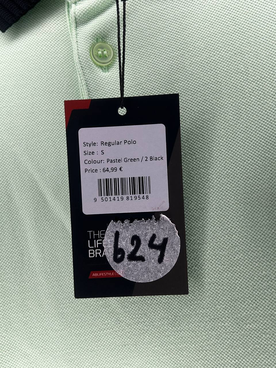 Poloshirts – Ablestyle – Maat S – Lichtgroen