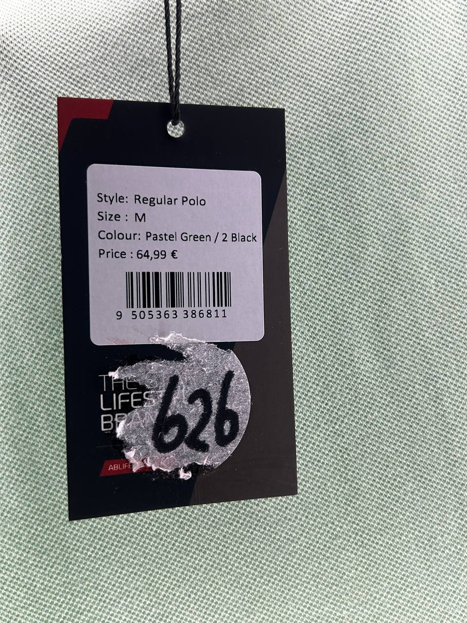 Poloshirts – The Lifes Brand – Maat M – Lichtgroen