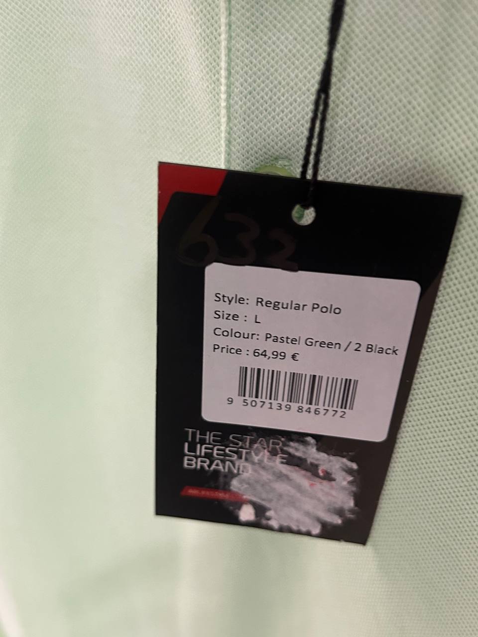 Poloshirt – The Stars Lifestyle Brand – Maat L – Groen