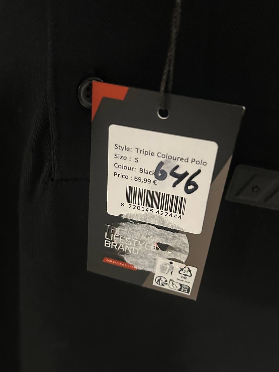 T-Shirts – The Lifestyle Brand – Maat S – Zwart