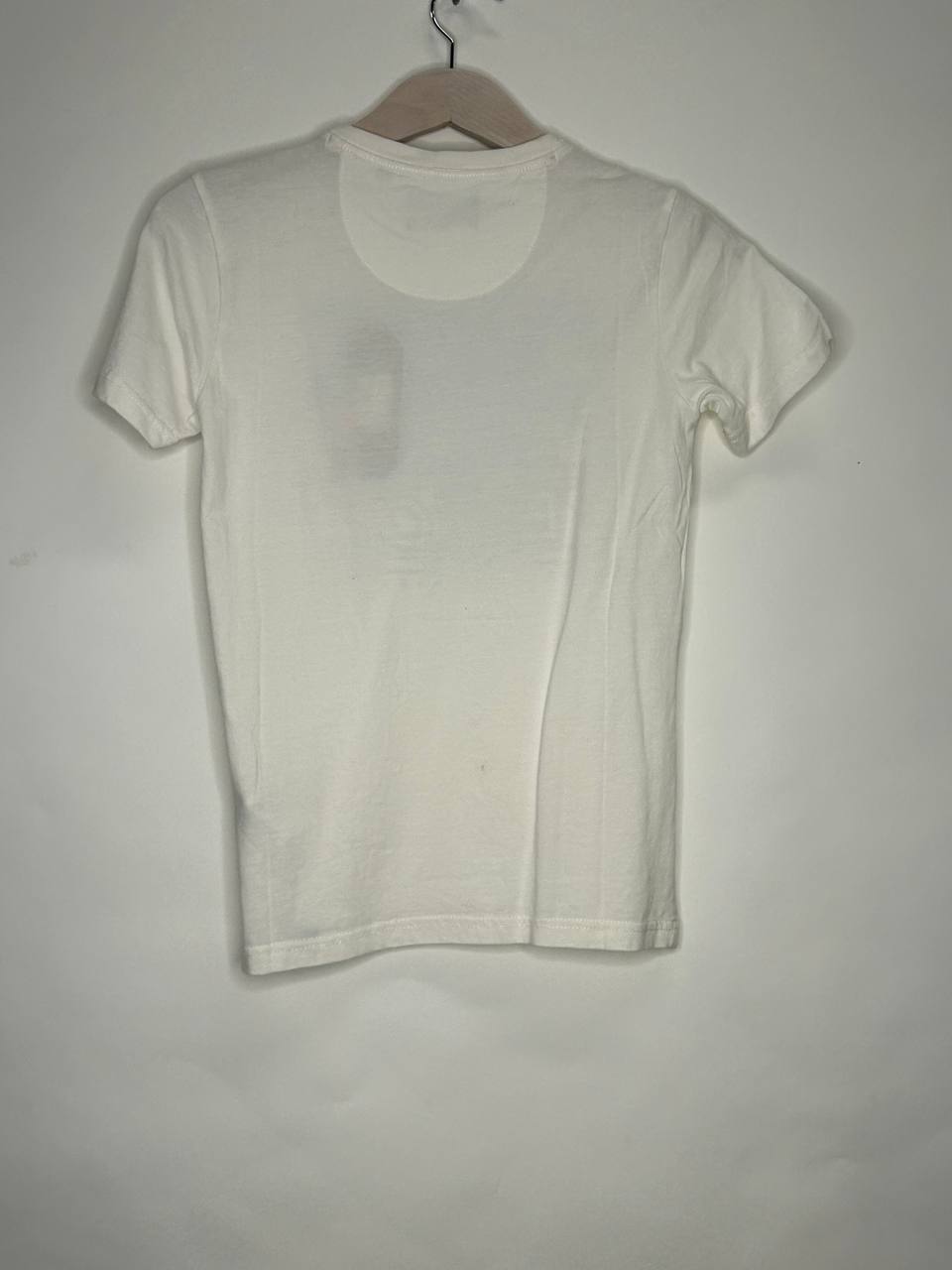 T-Shirts – Petrol – Maat 152 – Wit