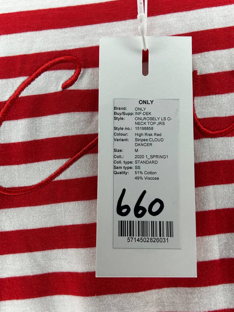 Longsleeves – Only – Maat M – Rood