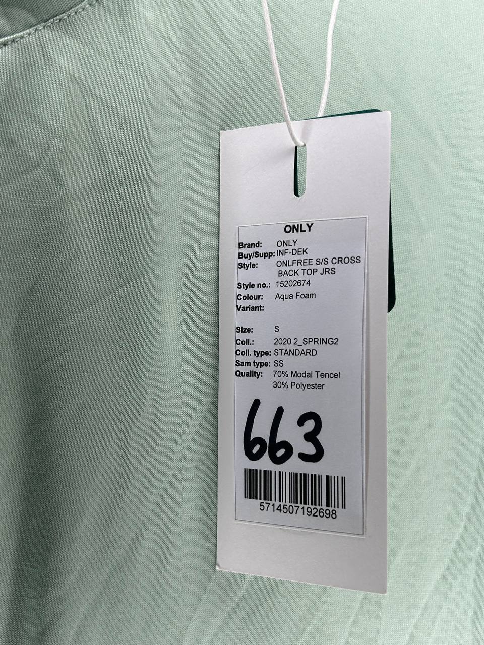 T-Shirts – Only – Maat S – Groen