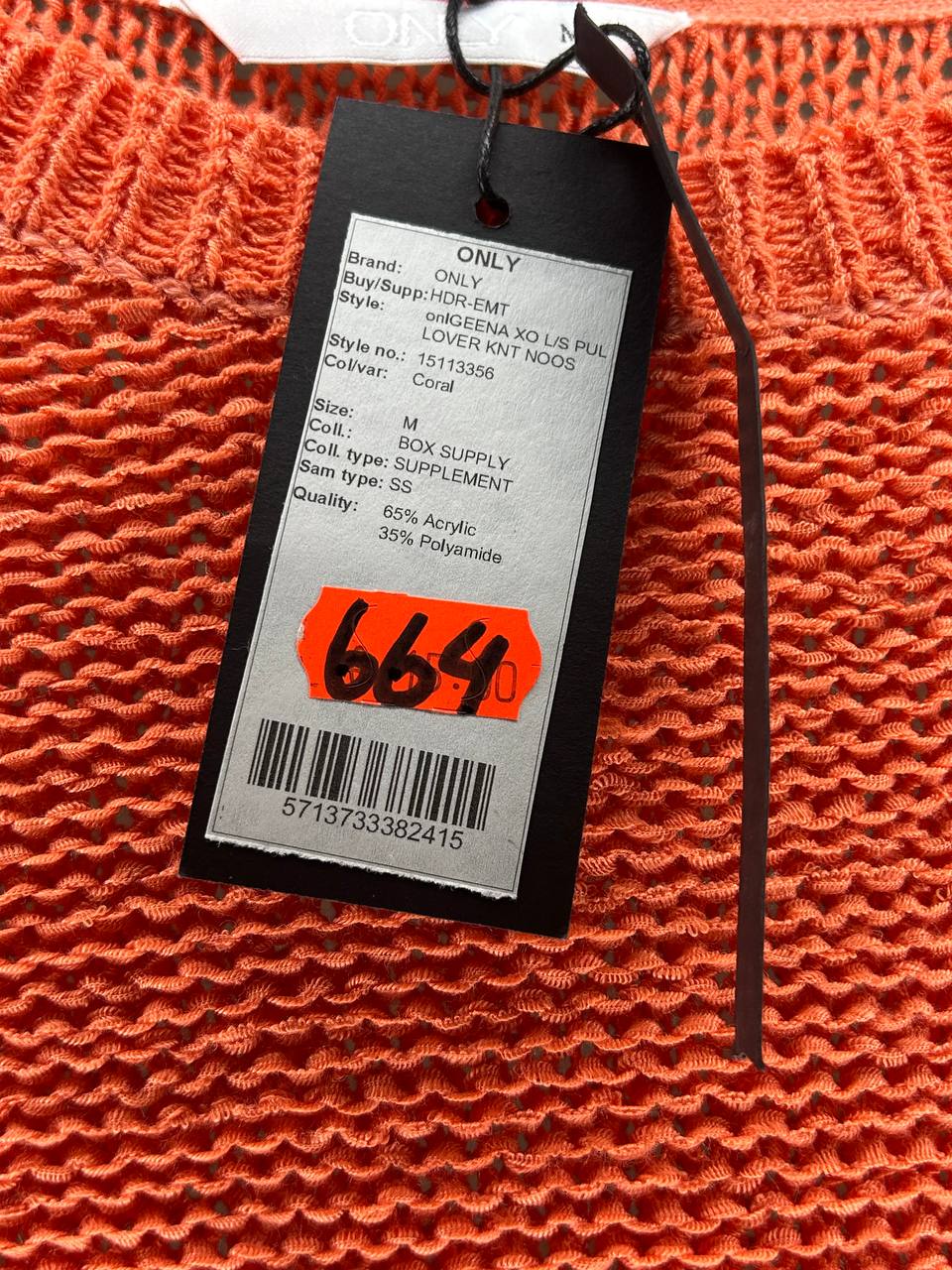 Sweaters – Only – Maat M – Oranje