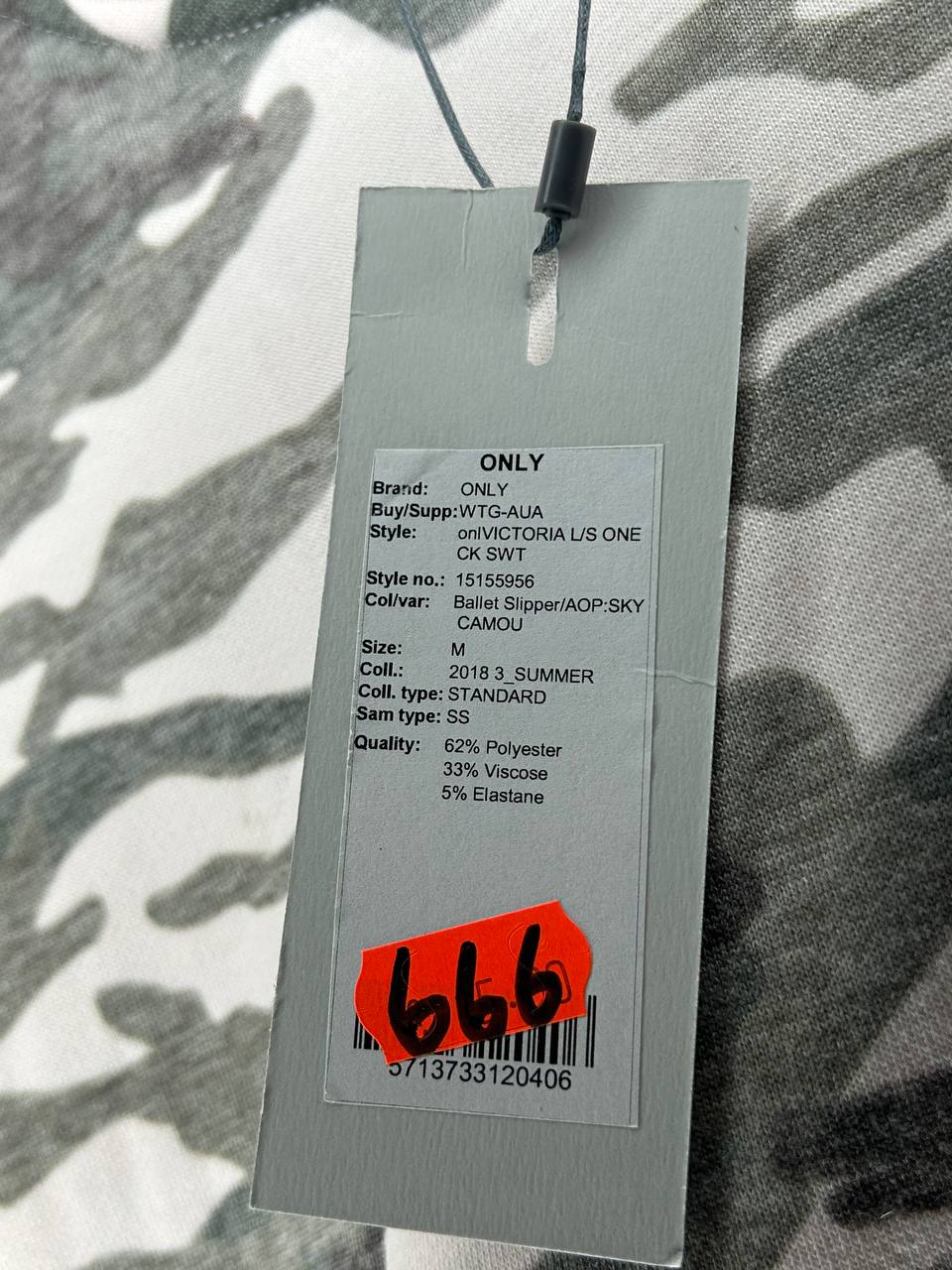 T-Shirts – Only – Maat M – Grijs