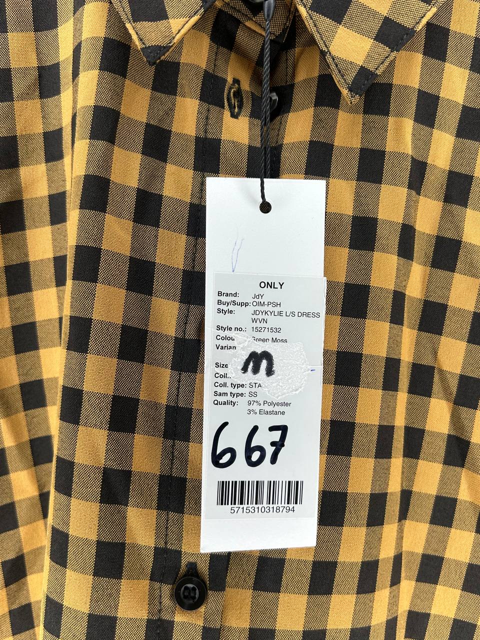 Jurken – Only – Maat M – Geel