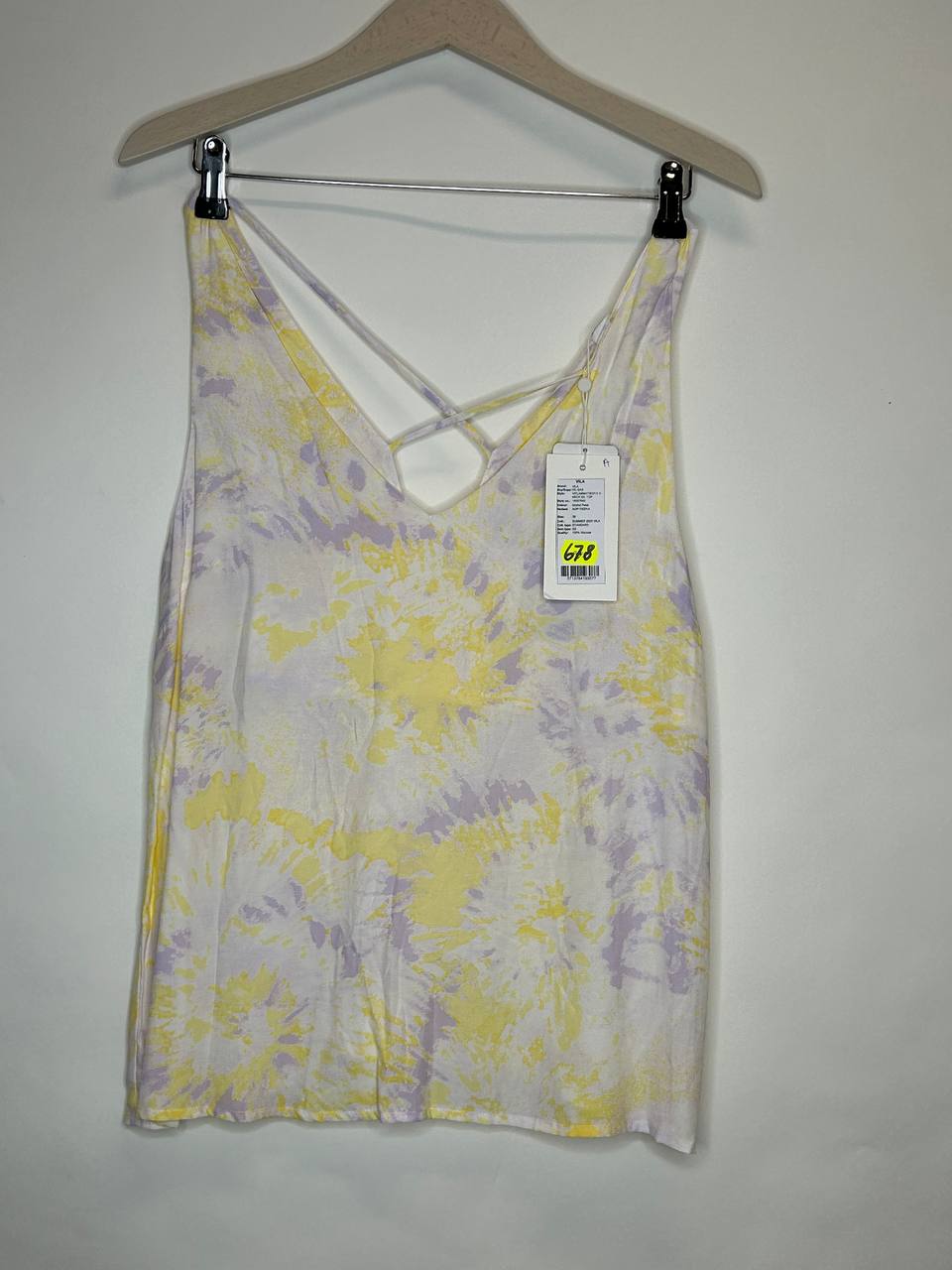 Mouwloze topjes – Vila – Maat 38 – Geel