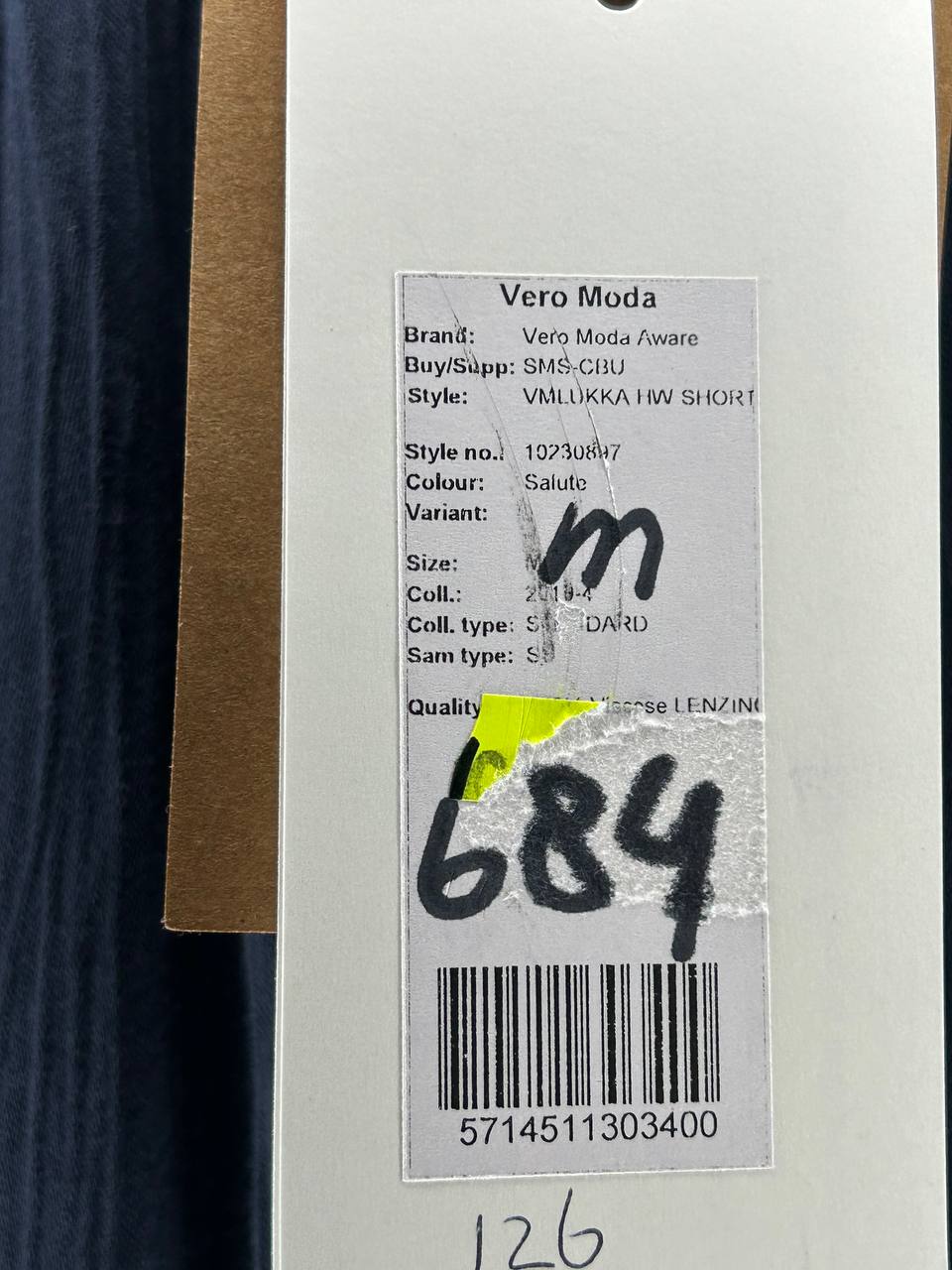 Korte broeken – Vero Moda – Maat M – Blauw