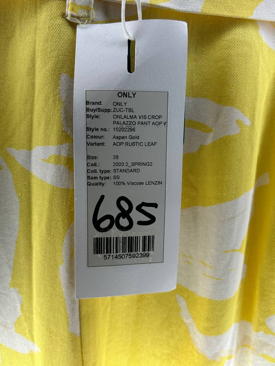 Lange rokken – Only – Maat 38 – Geel