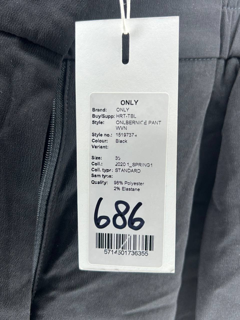 Broeken – Only – Maat 36 – Zwart