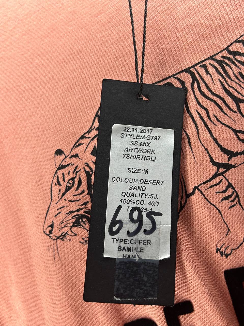 T-Shirts – Maat M – Perzik