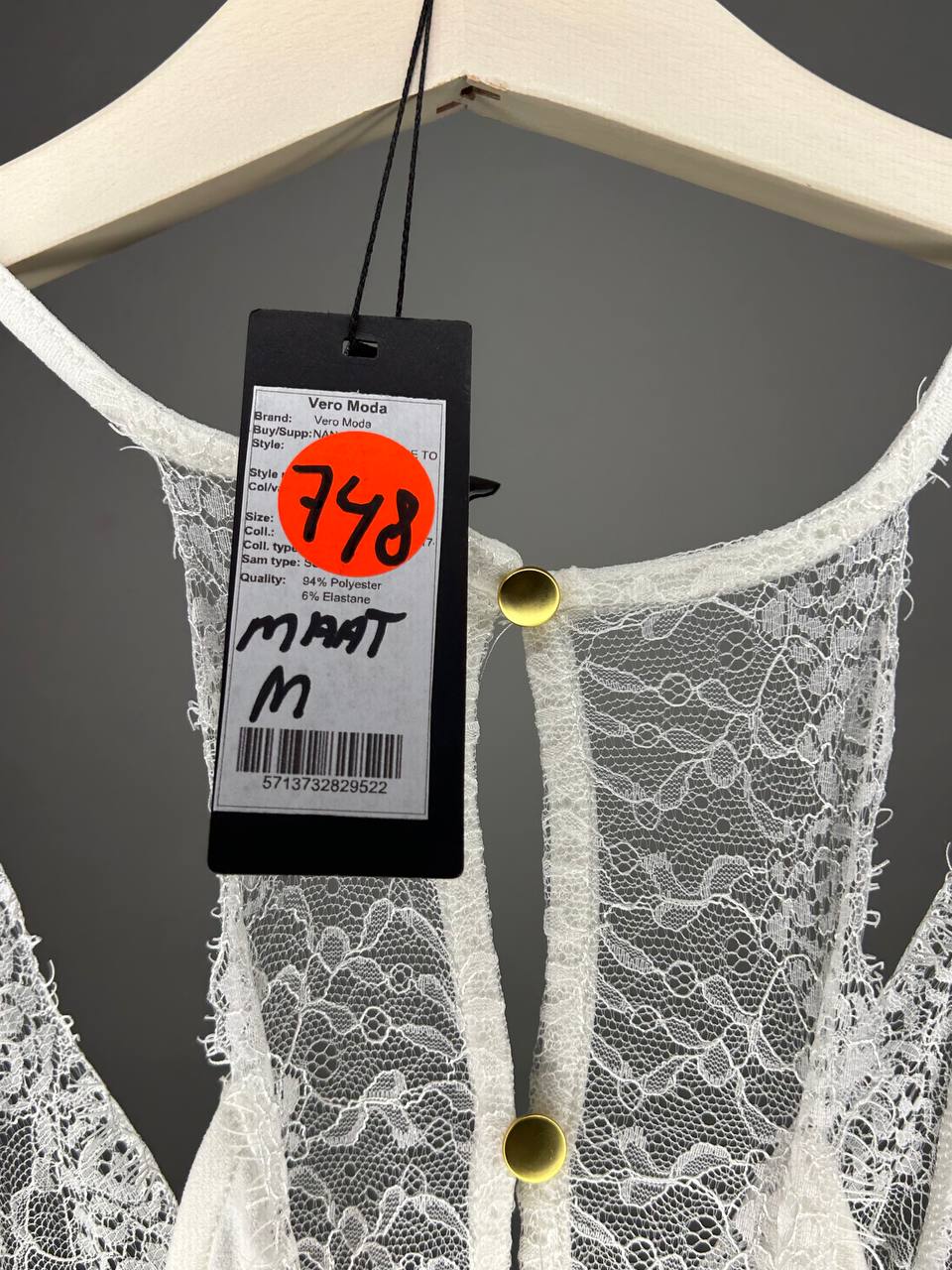 Mouwloze topjes – Vero Moda – Maat M – Wit