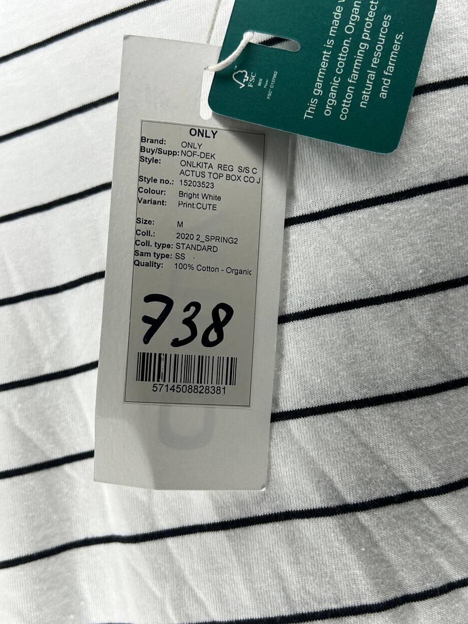 T-Shirts – Only – Maat M – Wit