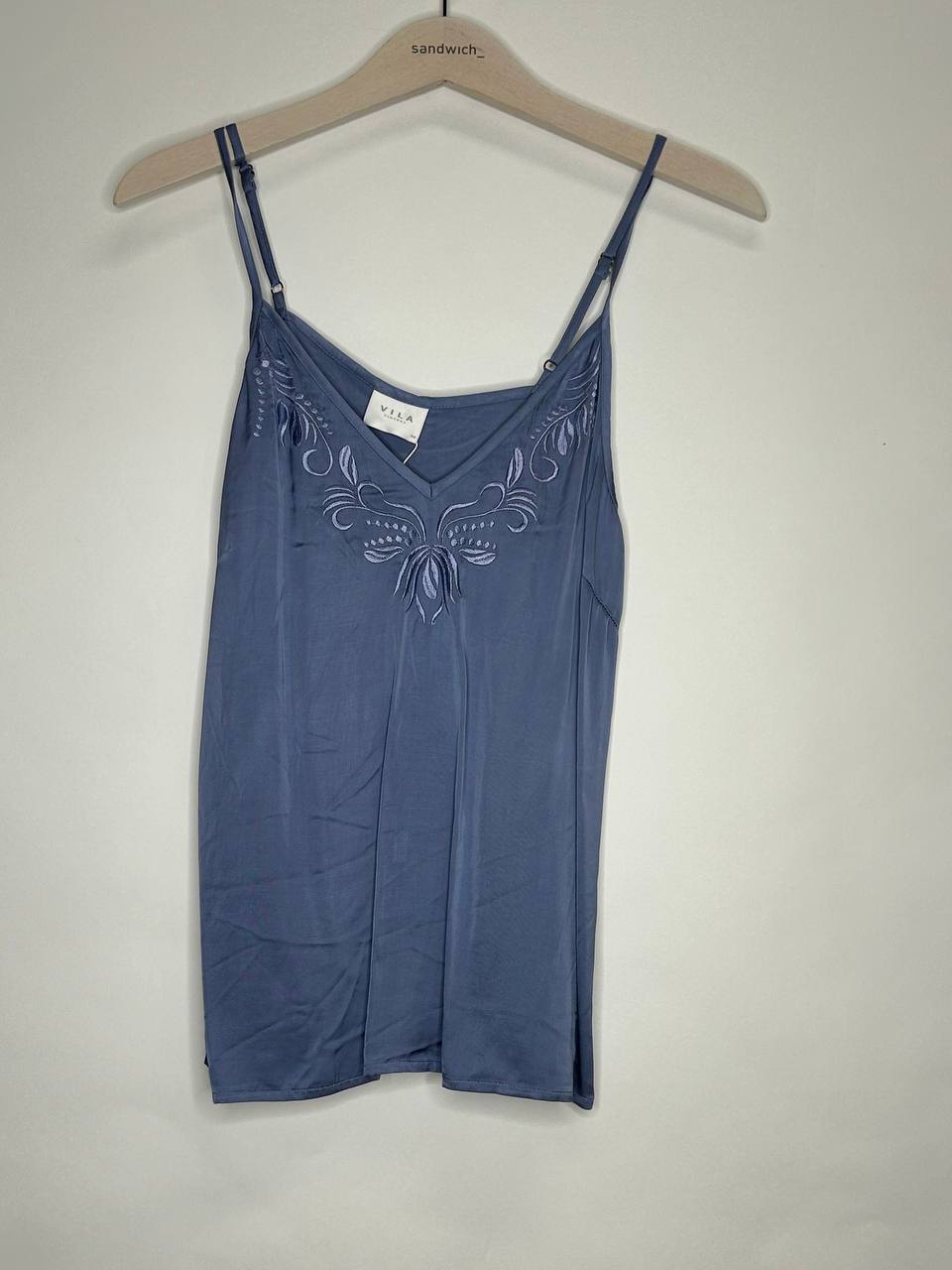 Mouwloze topjes – Vila – Maat 38 – Blauw