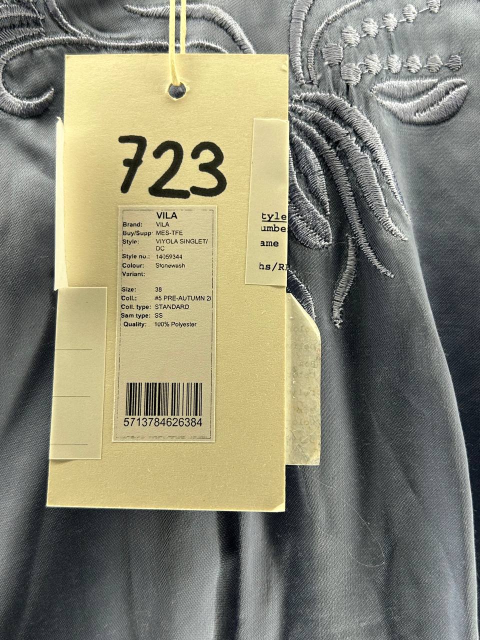 Mouwloze topjes – Vila – Maat 38 – Blauw