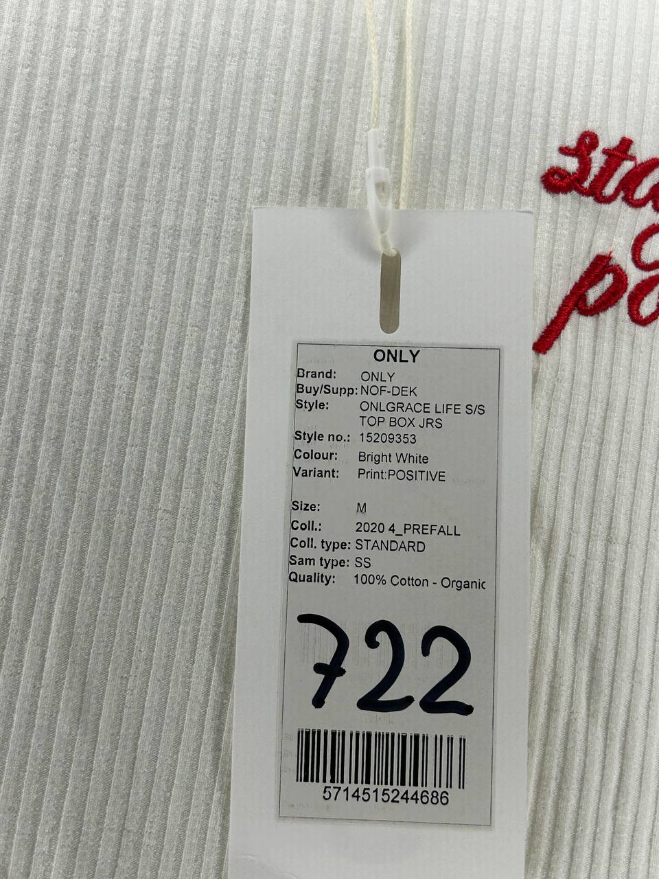 T-Shirts – Only – Maat M – Wit