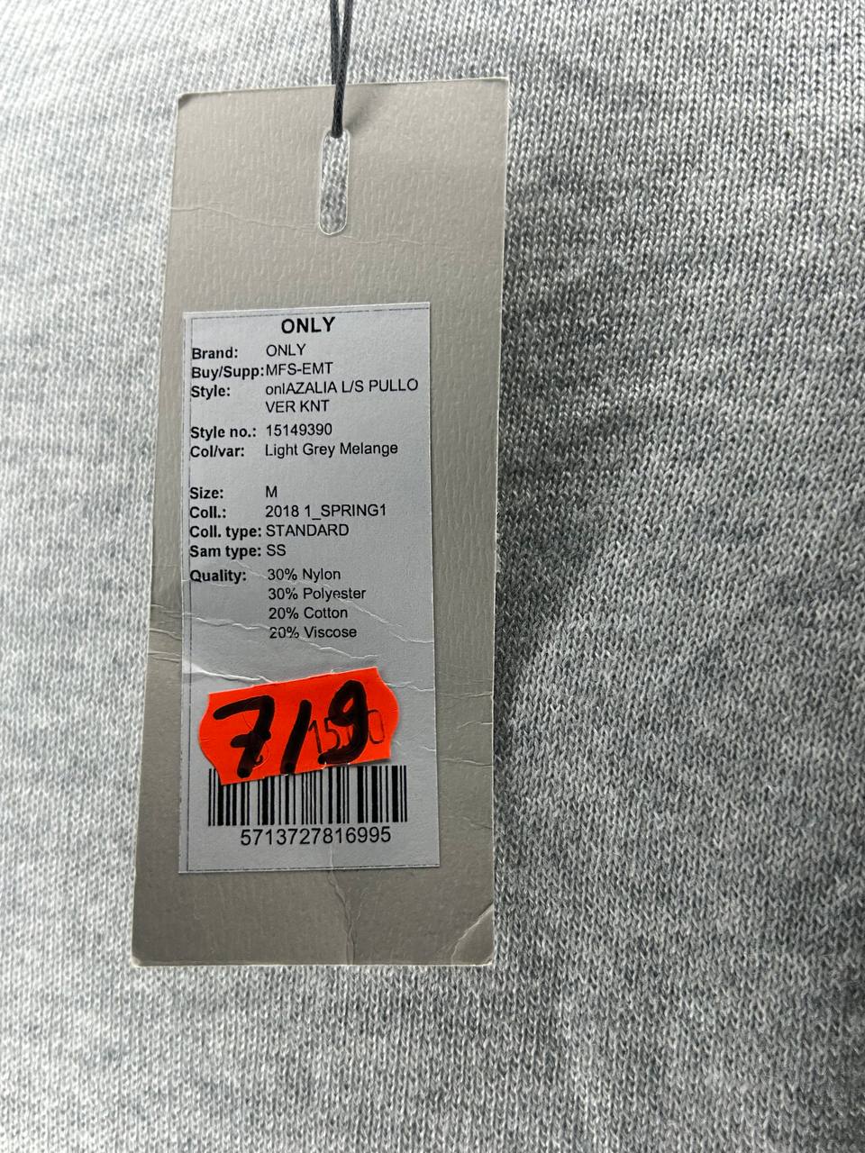 Sweaters – Only – Maat M – Grijs