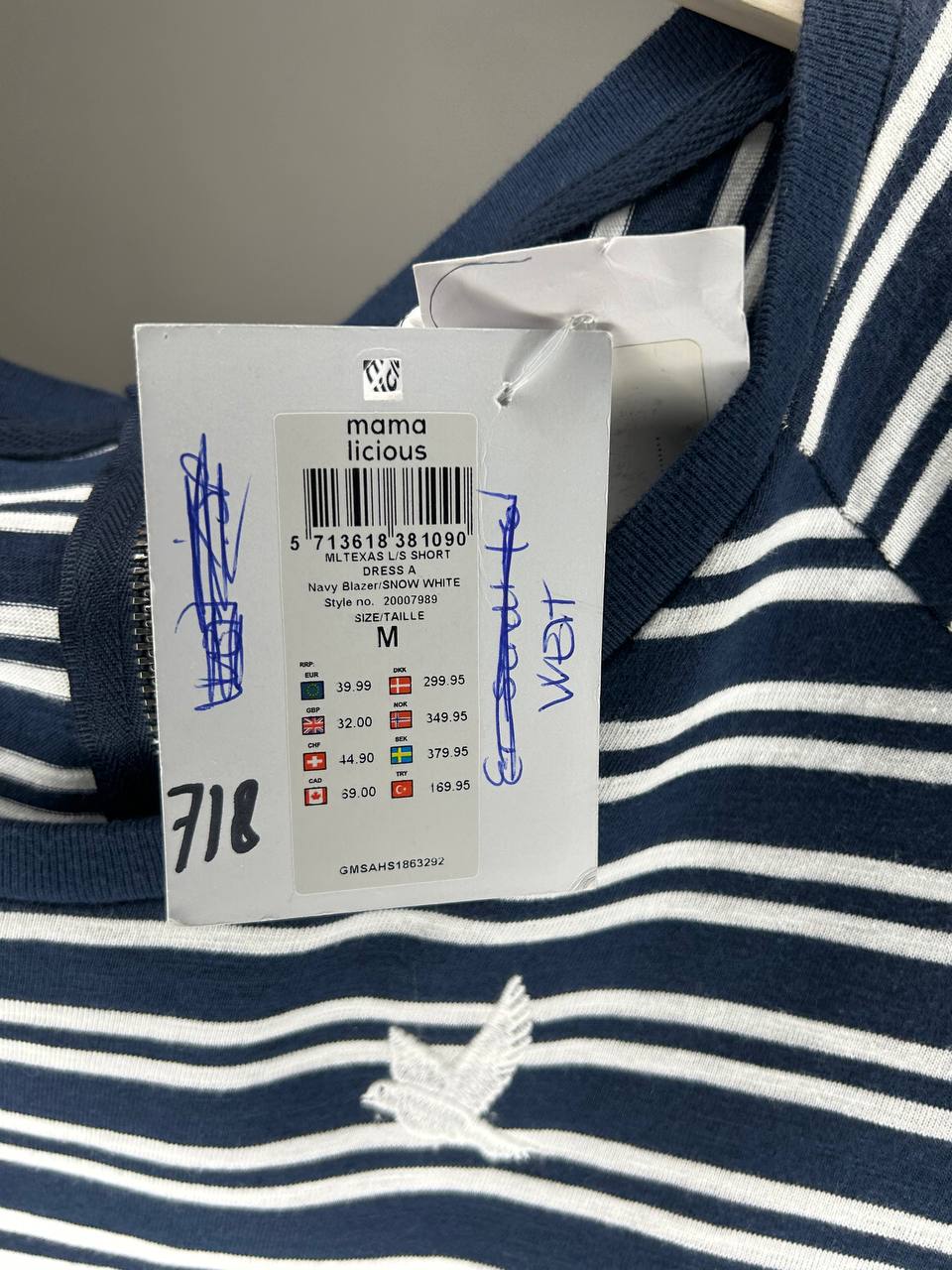 Langsleeves – Mama Licious – Maat M – Blauw