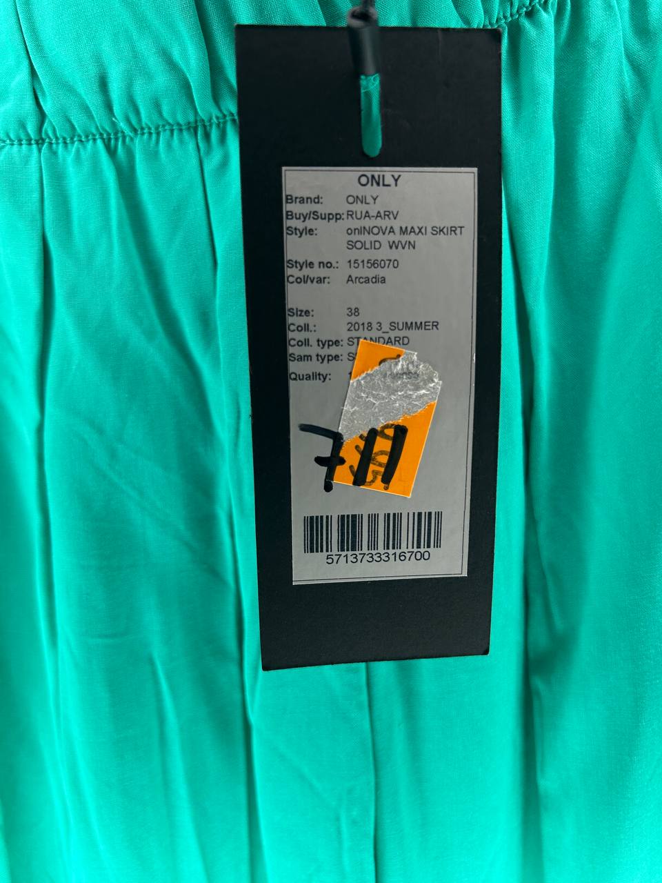 Lange rokken – Only – Maat 38 – Groen