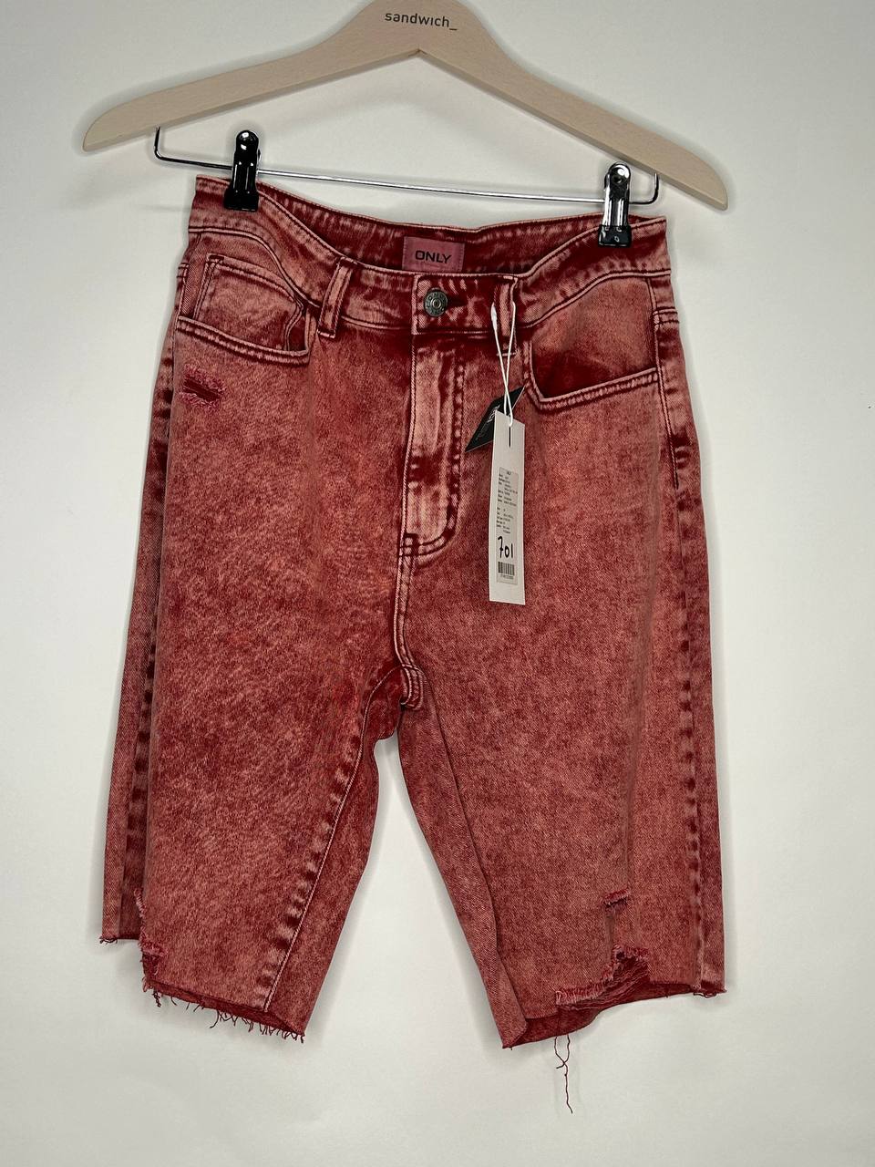 Korte broeken – Only – Maat 38 – Rood