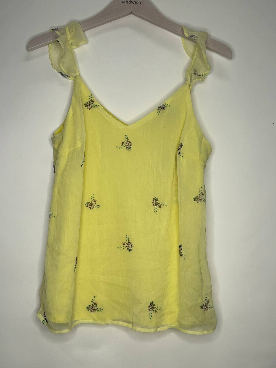 Mouwloze topjes – Vero Moda – Maat M – Geel