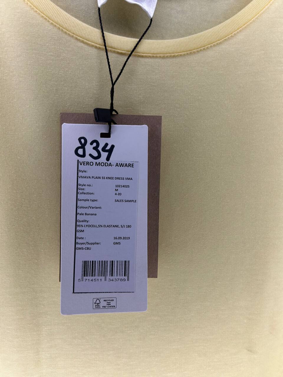 Zomerjurken – Vero Moda- Aware – Maat M – Geel