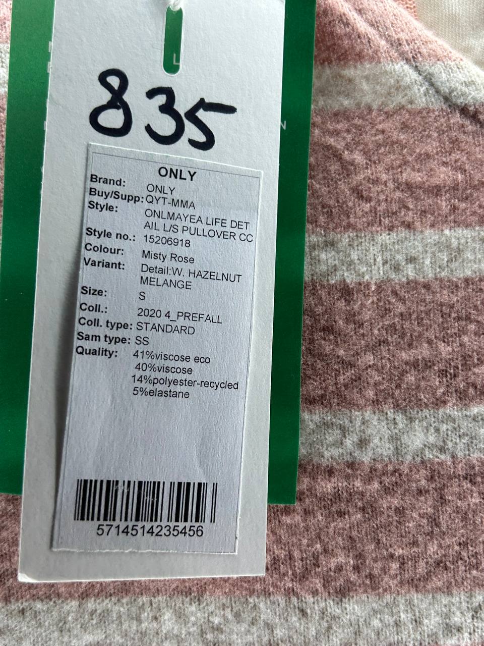 Longsleeves – Only – Maat S – Roze