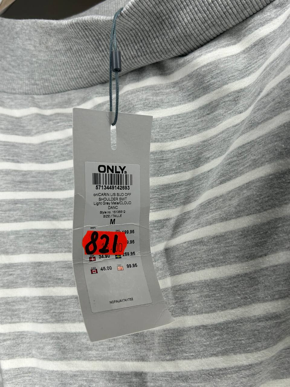 Sweaters – Only – Maat M – Grijs