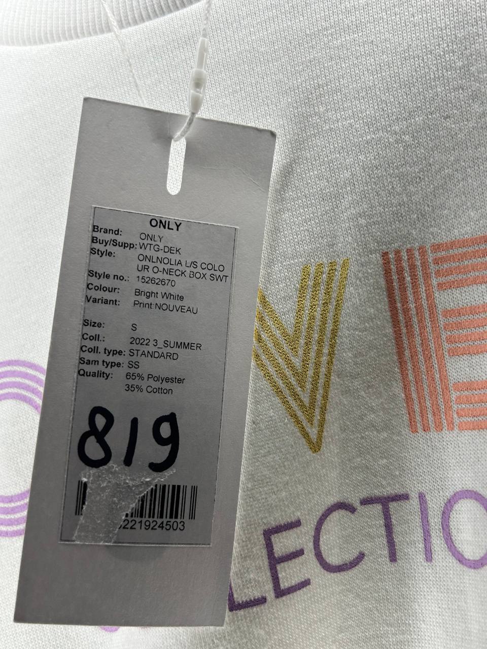 Hoodies & Sweatshirts – Only – Maat S – Wit