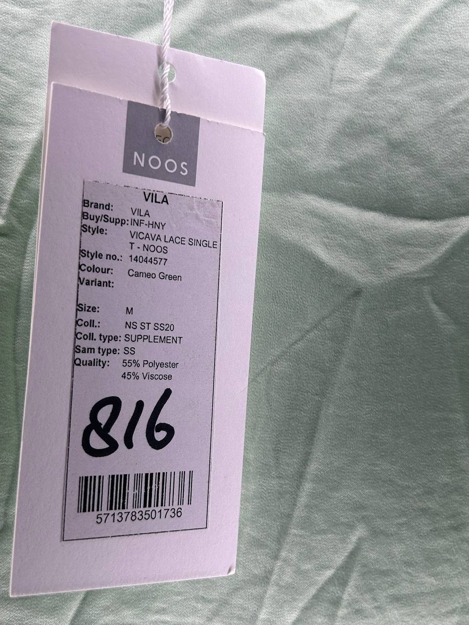 Mouwloze topjes – Vila – Maat M – Groen