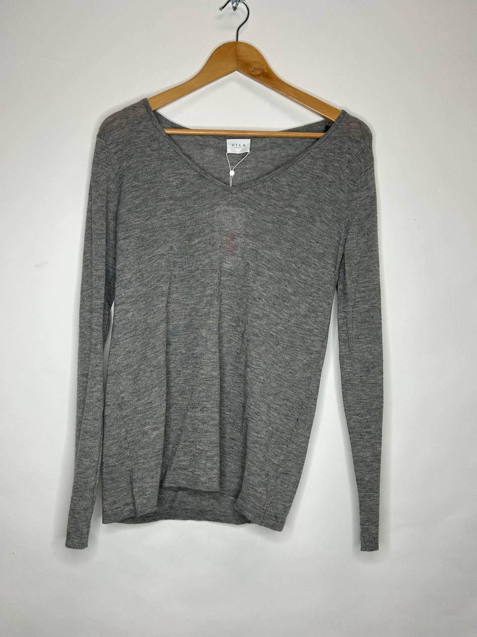 Longsleeves – Vila – Maat M – Grijs