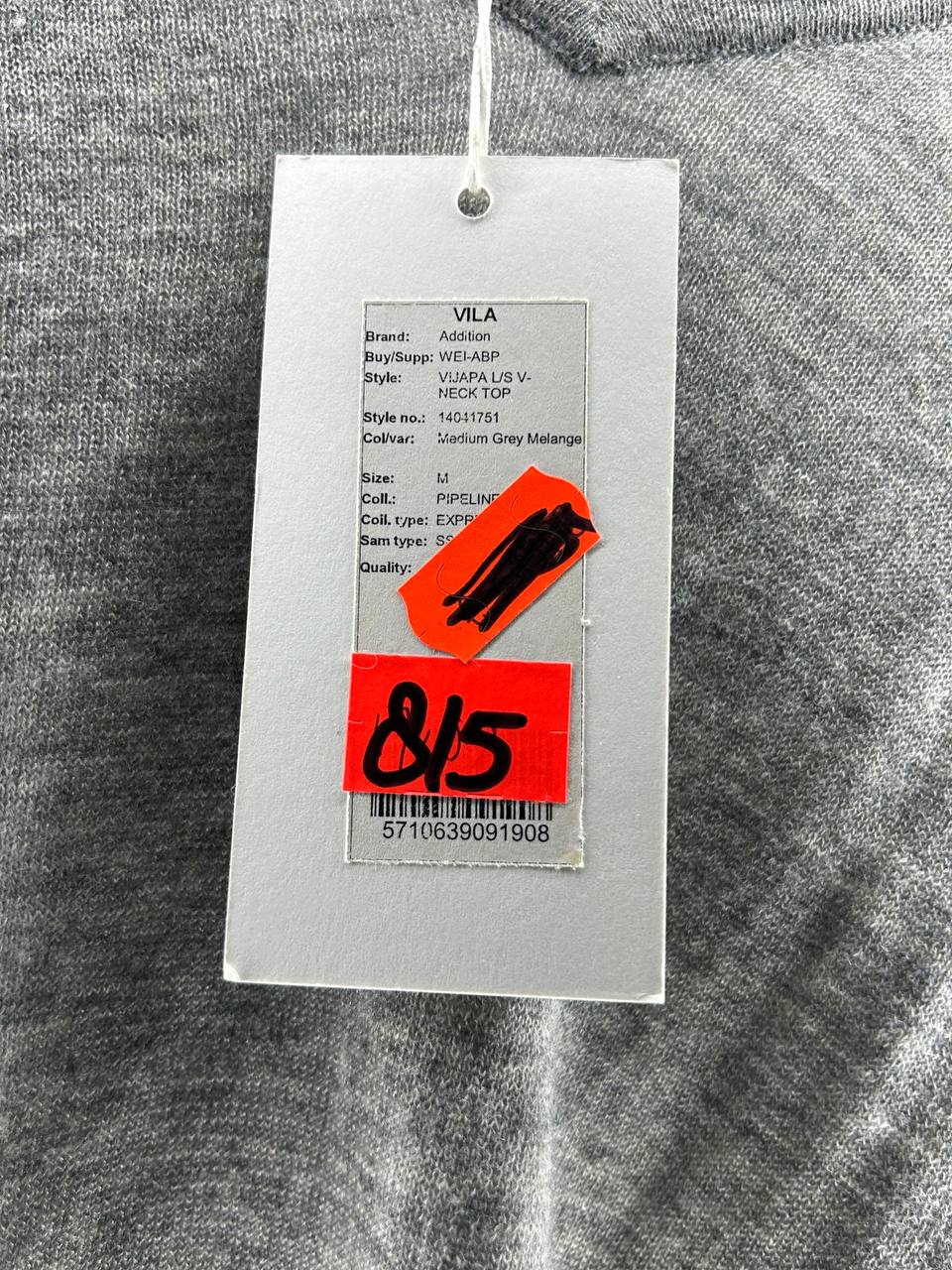 Longsleeves – Vila – Maat M – Grijs