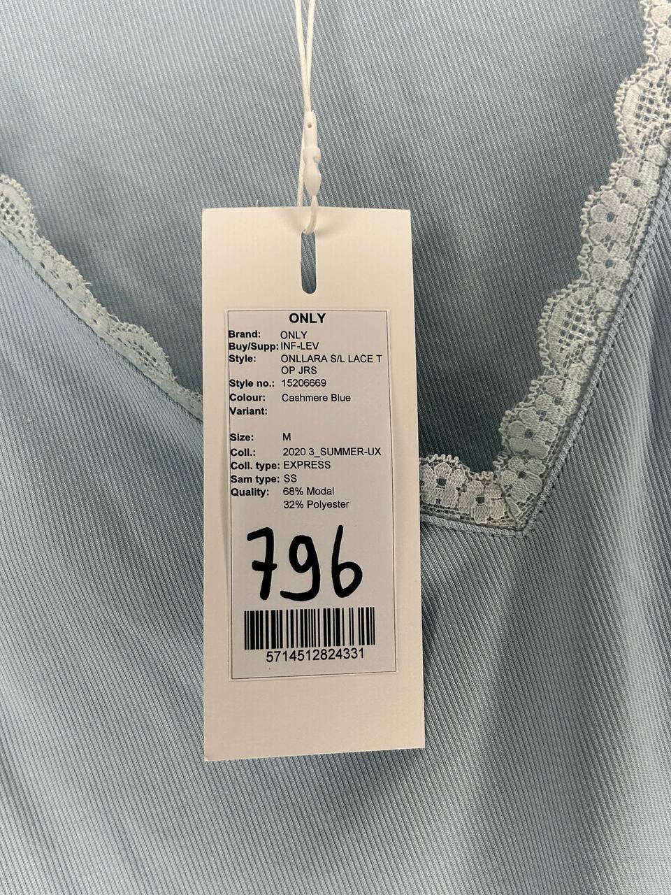 Longsleeves – Only – Maat M – Blauw