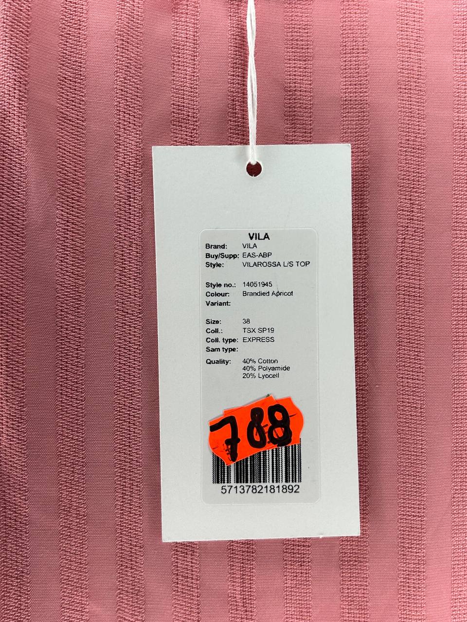 Blouses – Vila – Maat 38 – Roze