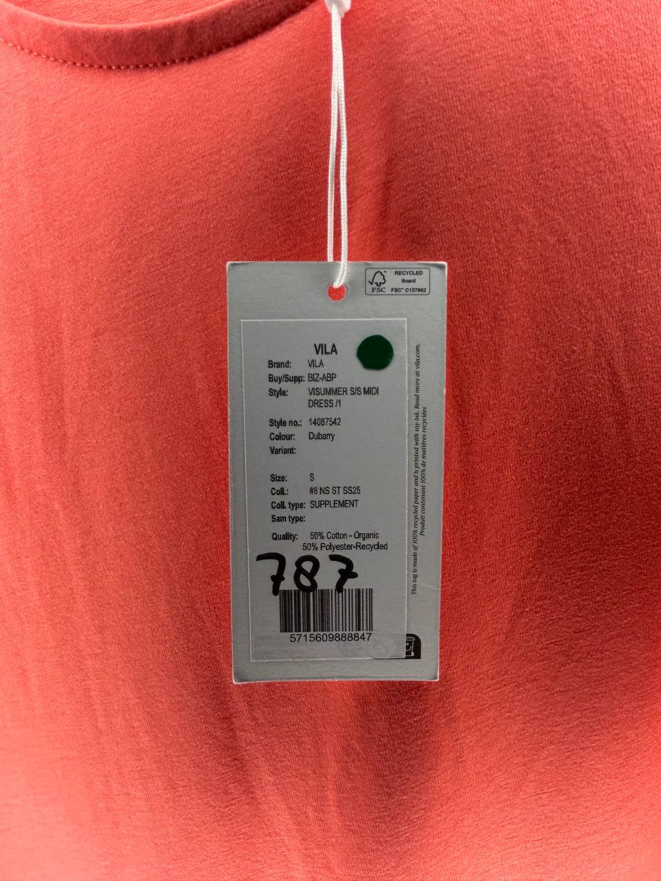 Middellange jurken – Vila – Maat S – Rood