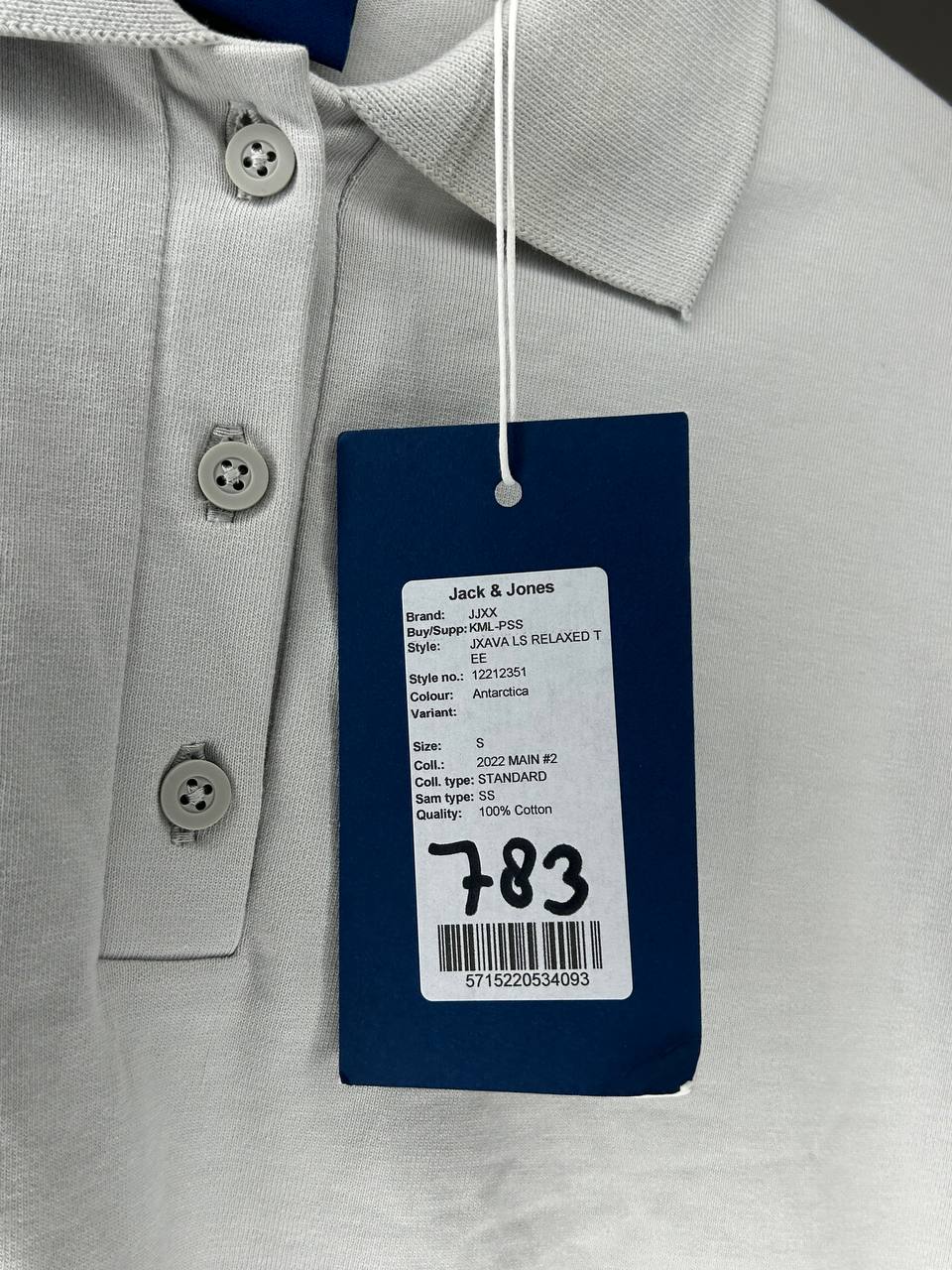 T-Shirts – Jack & Jones – Maat S – Grijs