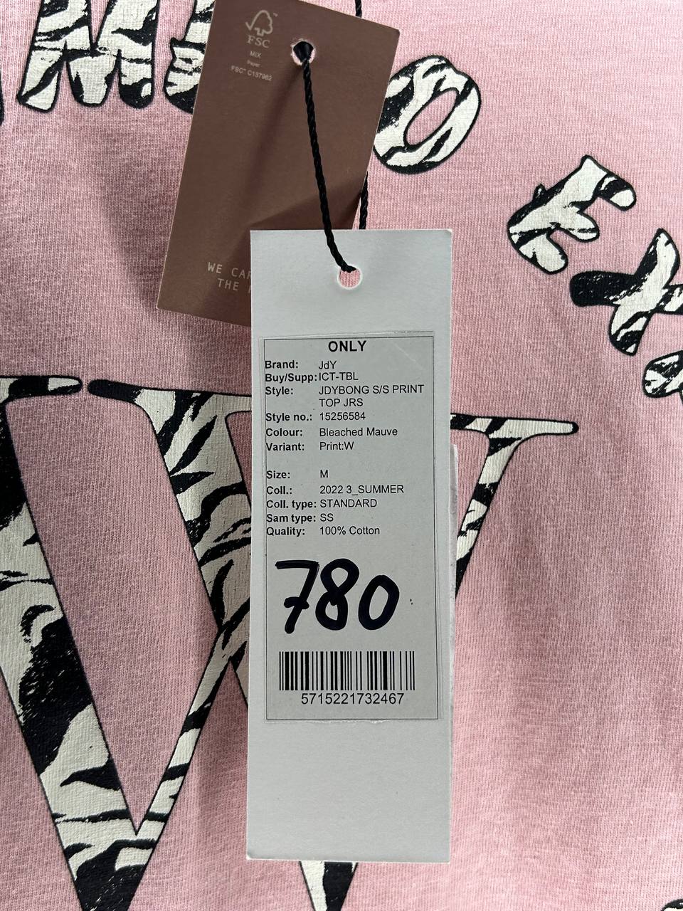 T-Shirts – Jdy – Maat M – Roze