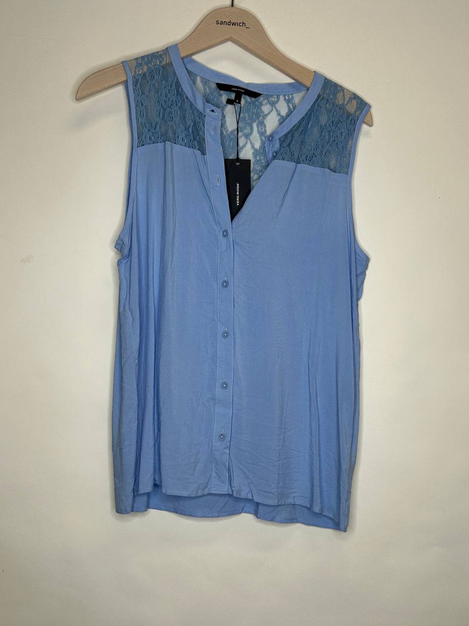 Mouwloze topjes – Vero Moda – Maat M – Blauw