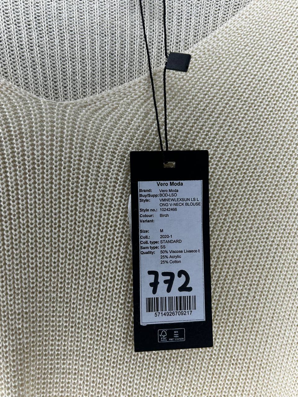 Sweaters – Vero Moda – Maat M – Wit