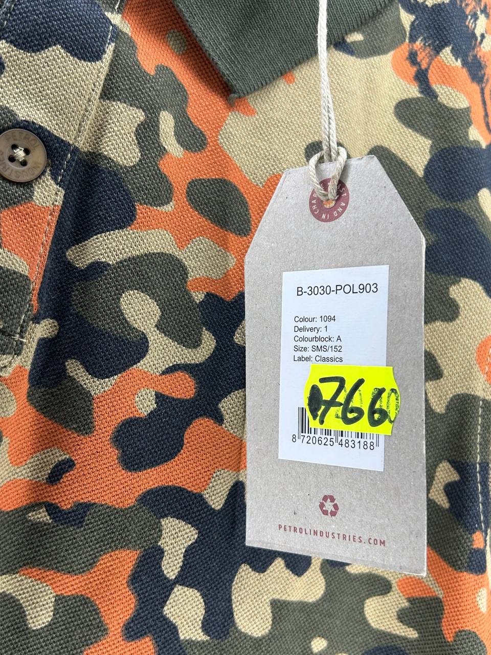 T-Shirts – Petrolindustries – Maat Sms/152 – Groen