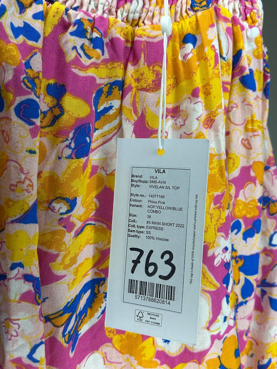 Mouwloze topjes – Vila – Maat 38 – Geel