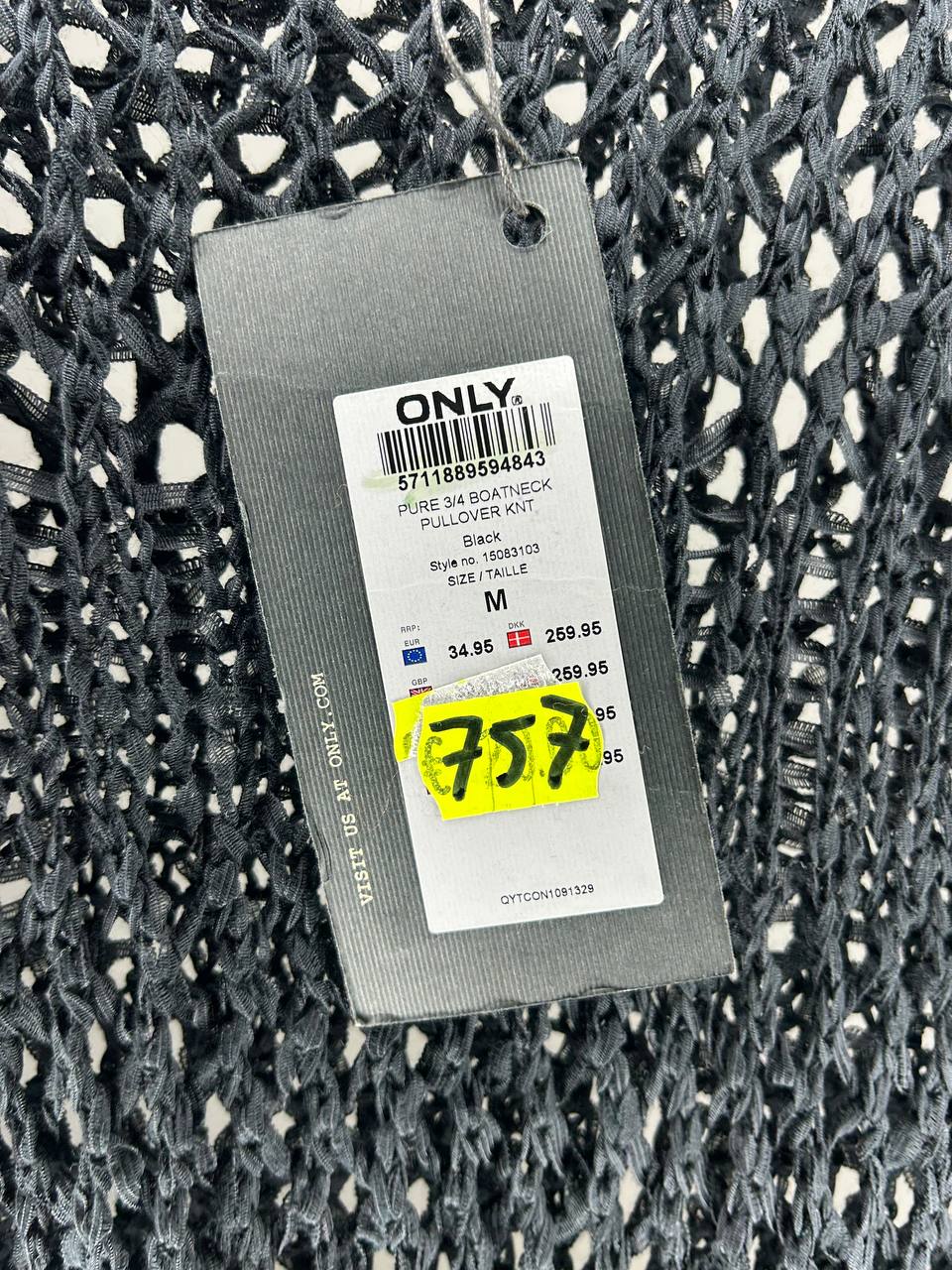 Sweaters – Only – Maat M – Zwart