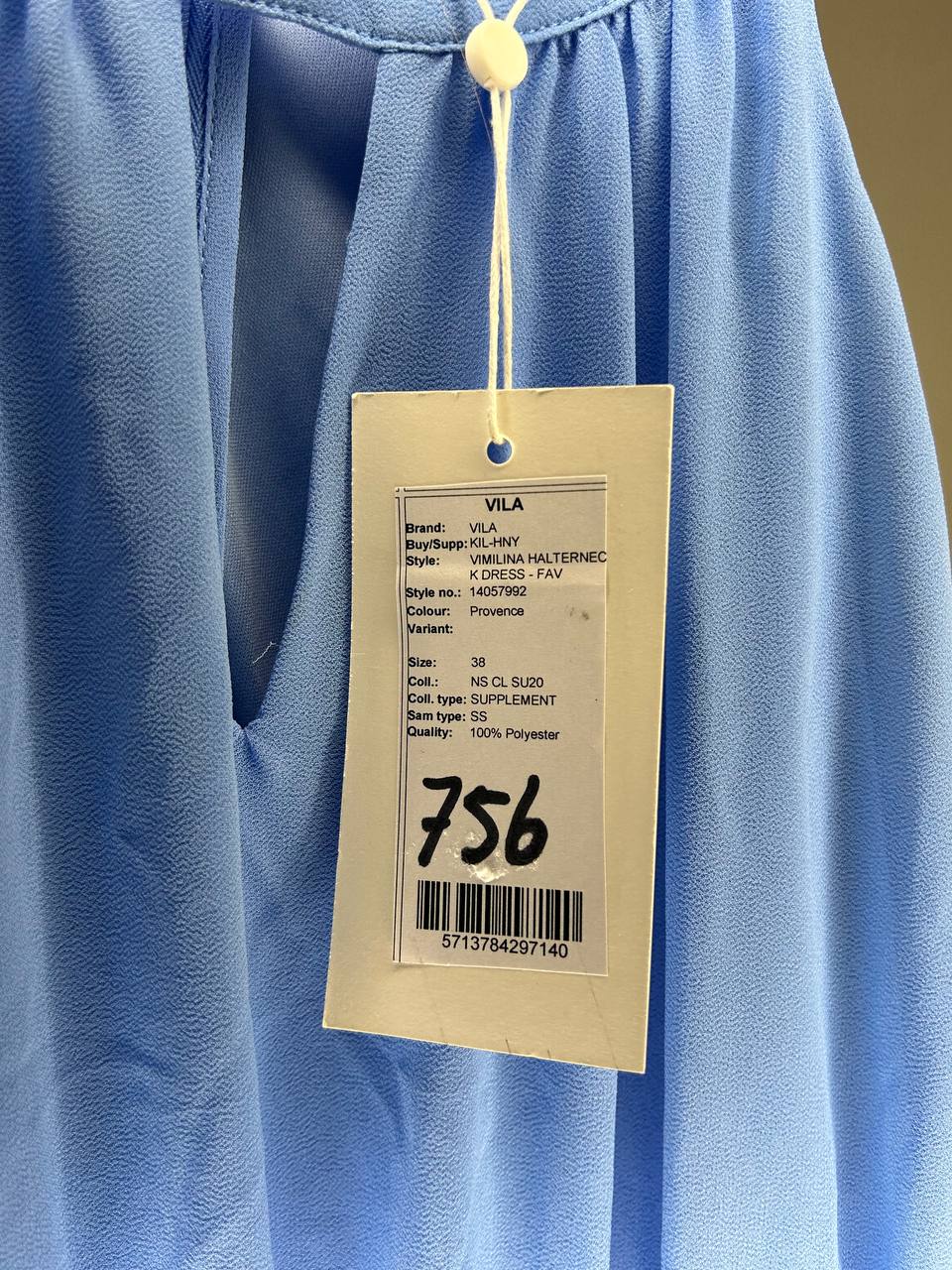 Lange jurken – Vila – Maat 38 – Blauw