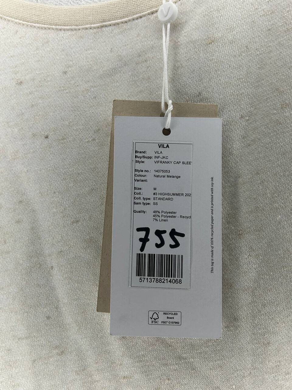 Mouwloze topjes – Vila – Maat M – Wit