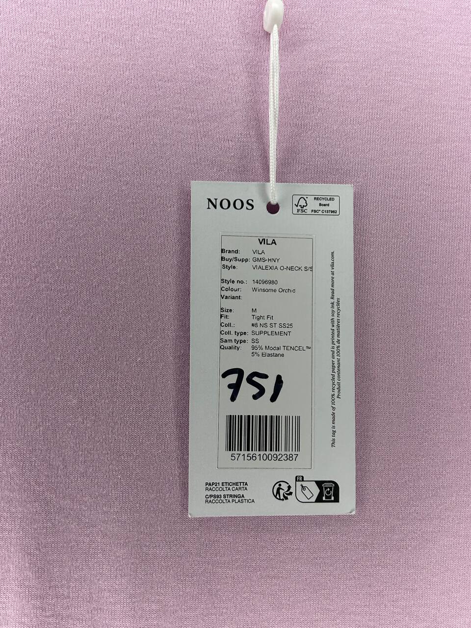 T-Shirts – Vila – Maat M – Paars