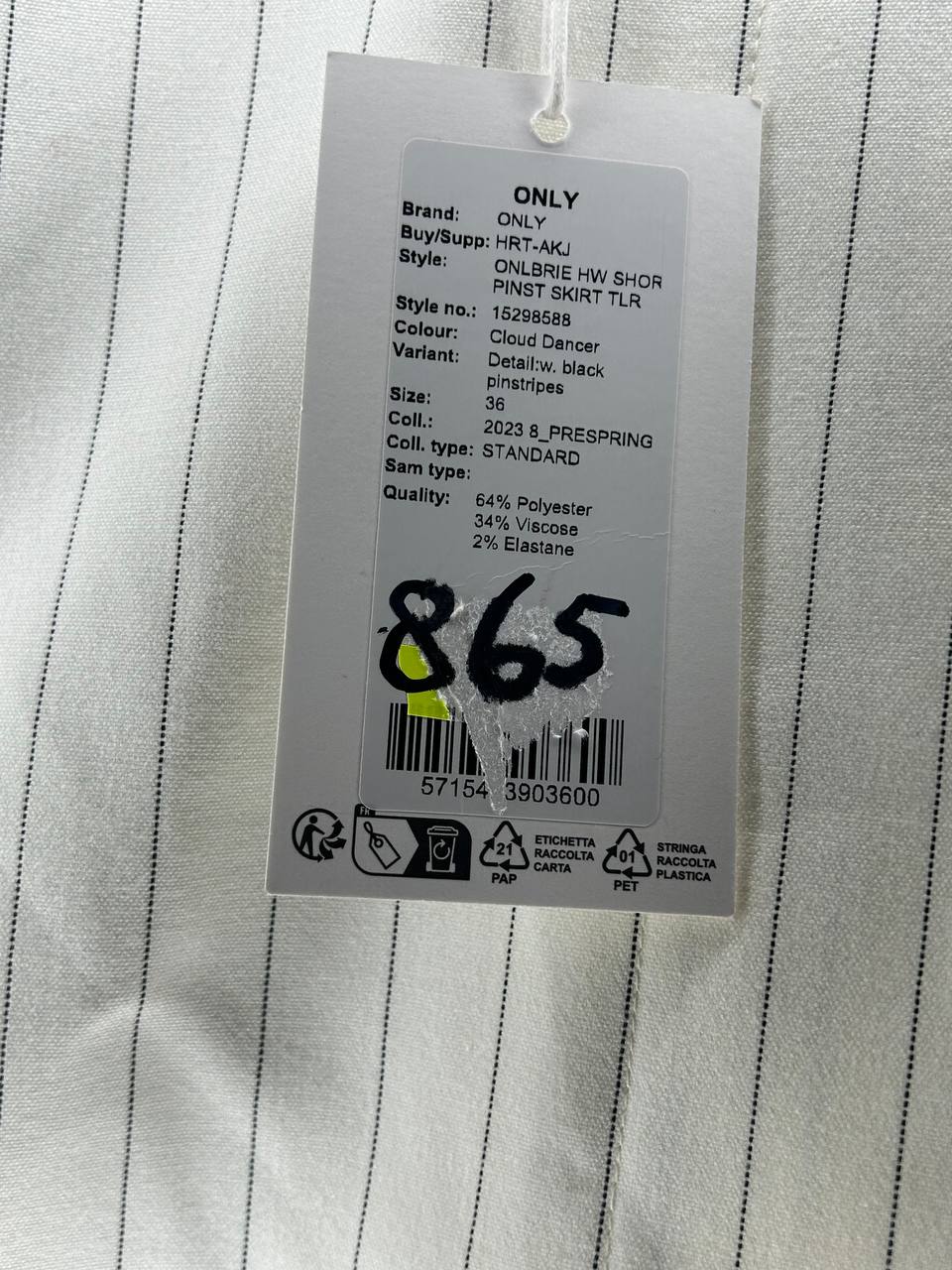 Rokken – Only – Maat 36 – Wit