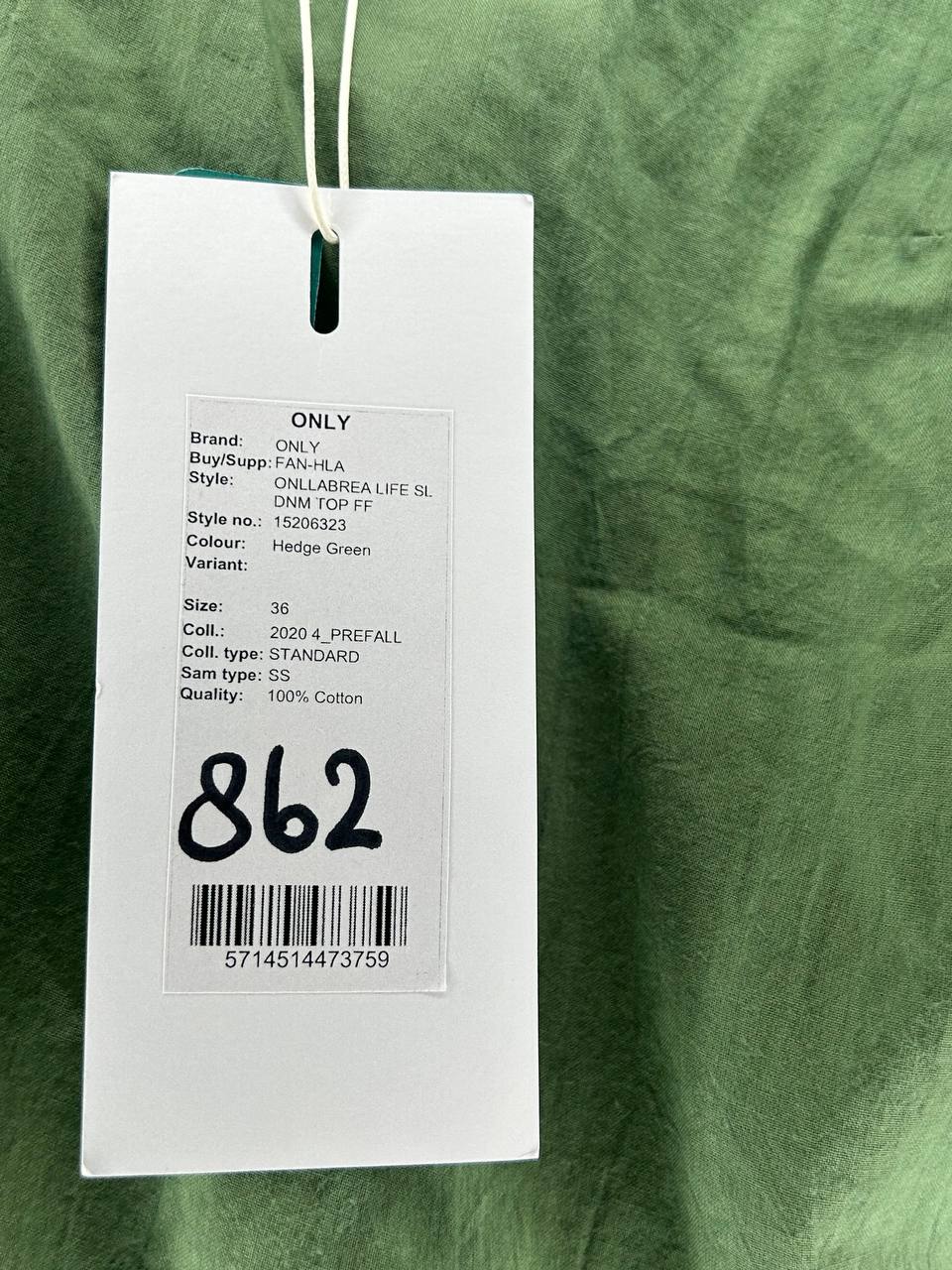 Mouwloze topjes – Only – Maat 36 – Groen