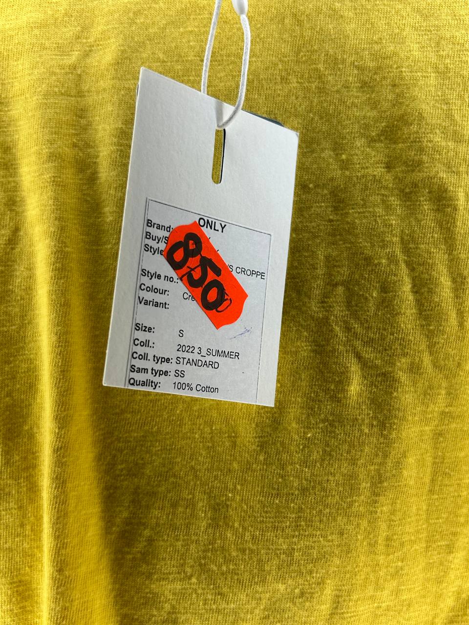 T-Shirts – Only – Maat S – Geel