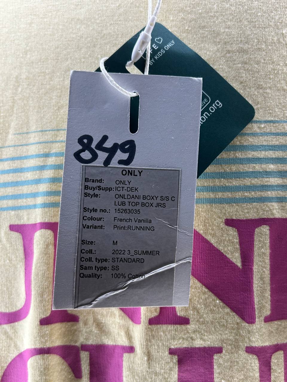 T-Shirts – Only – Maat M – Geel