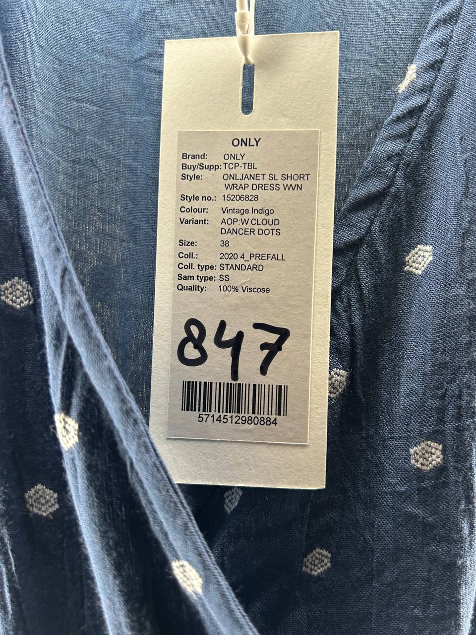 Zomerjurken – Only – Maat 38 – Blauw